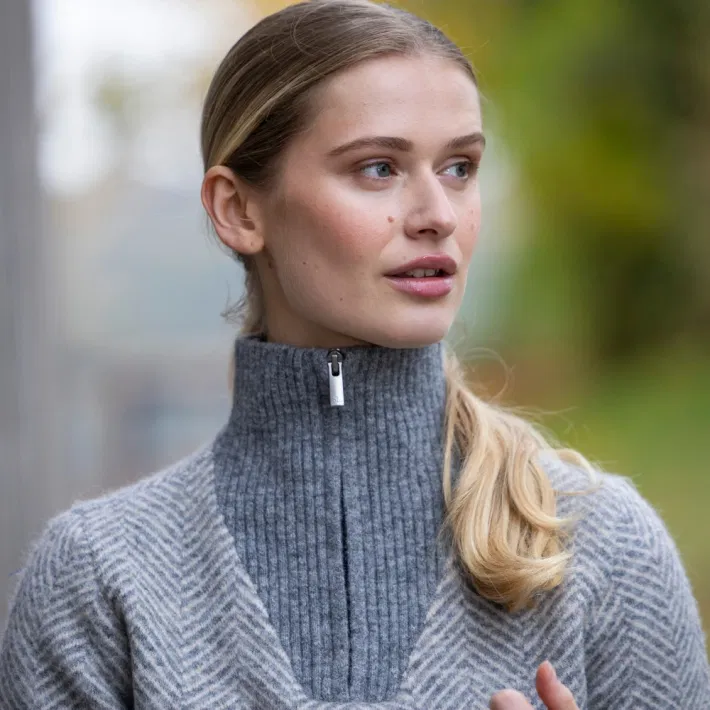 Kingsland KLAudrey Ladies Half Zip gebreide trui
